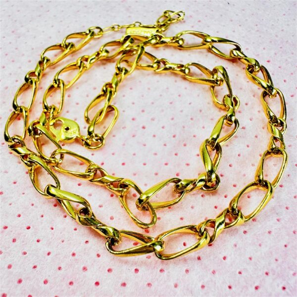 2305-Dây chuyền nữ-BALMAIN gold plated vintage necklace-Như mới5