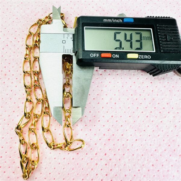 2305-Dây chuyền nữ-BALMAIN gold plated vintage necklace-Như mới12