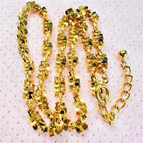 2307-Dây chuyền nữ-Gold color choker necklace-Như mới7