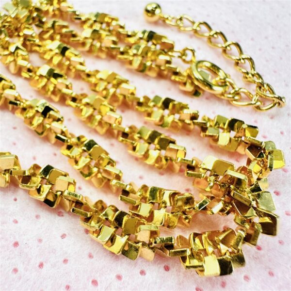 2307-Dây chuyền nữ-Gold color choker necklace-Như mới5