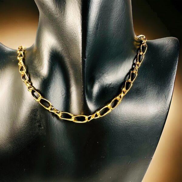 2305-Dây chuyền nữ-BALMAIN gold plated vintage necklace-Như mới0