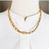 2305-Dây chuyền nữ-BALMAIN gold plated vintage necklace-Như mới1