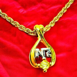 2294-Dây chuyền nữ-Nina Ricci gold plated & crystal necklace (Sao chép)