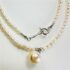 2436-Dây chuyền ngọc trai-Freshwater pearl necklace-Gần như mới4