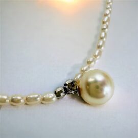 2436-Dây chuyền ngọc trai-Freshwater pearl necklace-Gần như mới