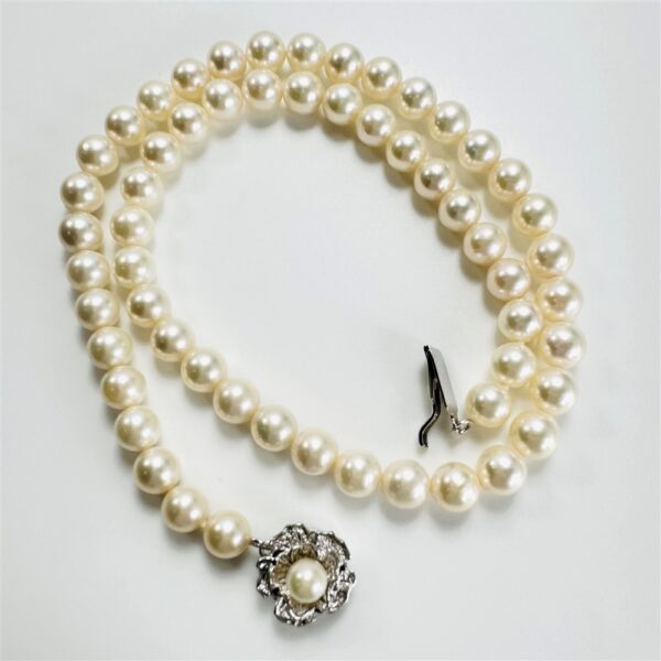 2440-Dây chuyền ngọc trai-Seawater pearl 7mm necklace-Khá mới3