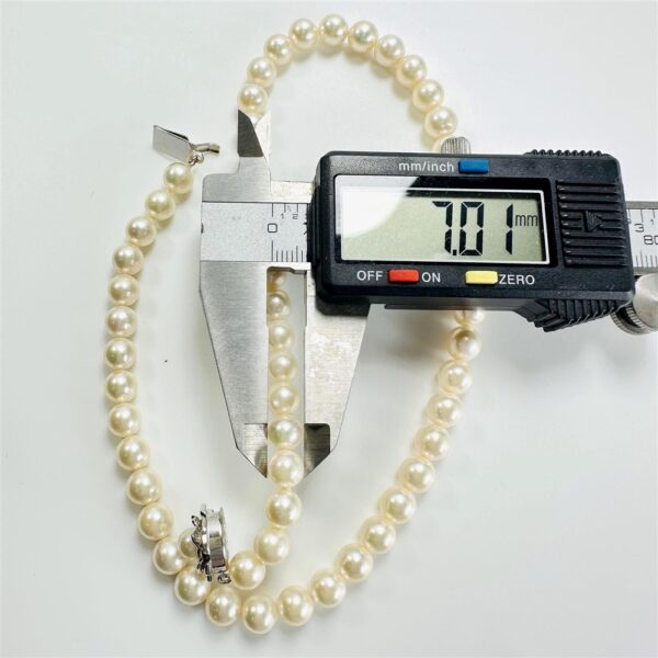 2440-Dây chuyền ngọc trai-Seawater pearl 7mm necklace-Khá mới10