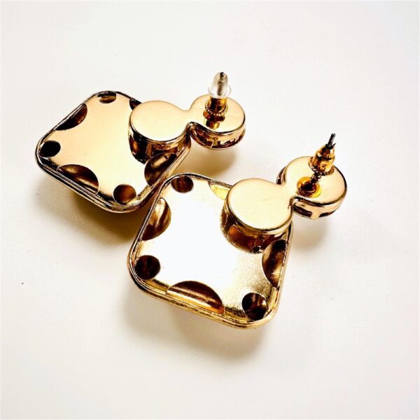 2409-Bông tai nữ-Gold color faux pearl earrings-Mới/chưa sử dụng3