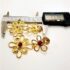 2413-Bông tai nữ-Gold color & faux gemstone earrings-Mới/chưa sử dụng4