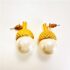 2422-Bông tai nữ-Gold color & faux pearl acorn earrings-Mới/chưa sử dụng2