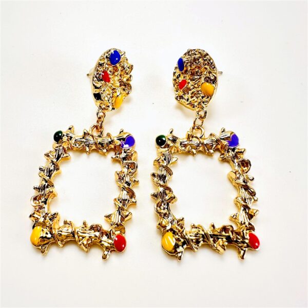 2426-Bông tai nữ-Gold color earrings-Mới/chưa sử dụng2