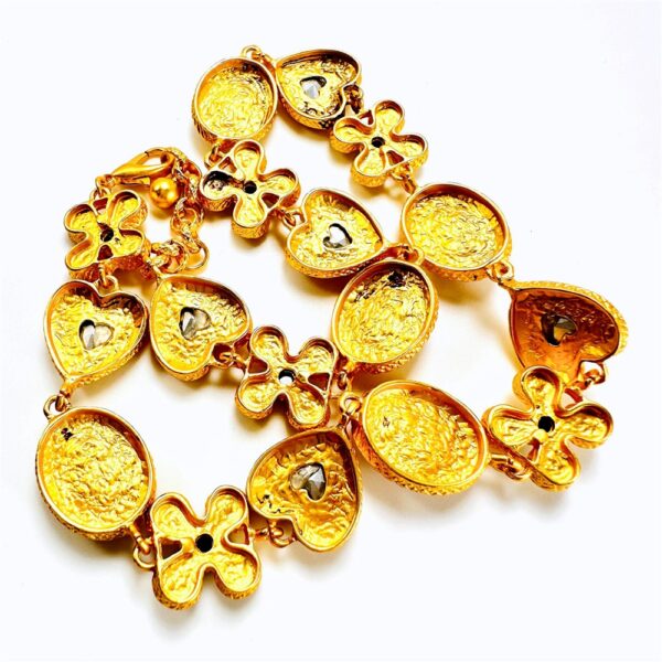 2434-Dây chuyền nữ-Gold color vintage earrings-Mới/chưa sử dụng4