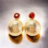 2420-Bông tai nữ-Gold color & faux gemstone earrings-Mới/chưa sử dụng0