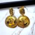 2428-Bông tai nữ-Gold color lion earrings-Mới/chưa sử dụng0