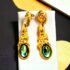 2429-Bông tai nữ-Gold color & faux gemstone earrings-Mới/chưa sử dụng0