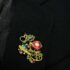 2390-Ghim cài áo-Christmas ball decorated brooch-Đã sử dụng1