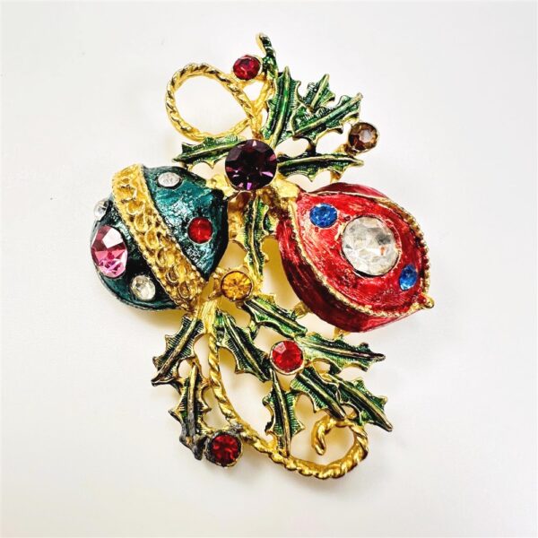 2390-Ghim cài áo-Christmas ball decorated brooch-Đã sử dụng2