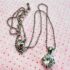 2318-Dây chuyền nữ-Cubic Zirconia gemstone 8mm silver color necklace-Như mới8