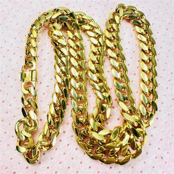 2309-Dây chuyền nam/nữ-Gold plated necklace-Như mới4