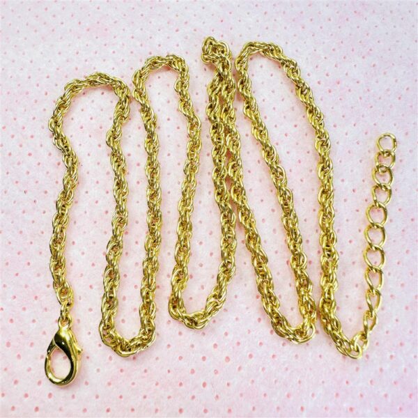 2310-Dây chuyền nữ-Gold color necklace-Như mới4