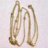 2311-Dây chuyền nữ-D’ORLAN gold color & crystal necklace-Như mới4