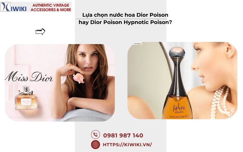 nước hoa Dior Poison Hypnotic Poison và Dior Poison 