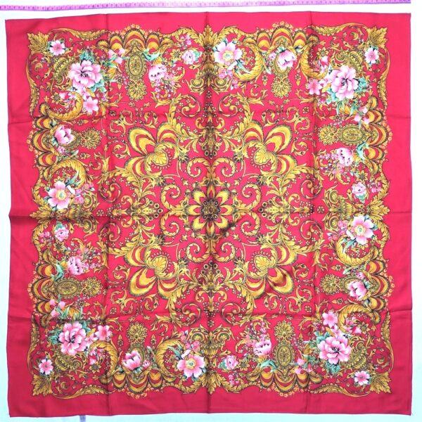 4902-Khăn vuông-Polyester scarf (~88cm x 88cm)-Khá mới0