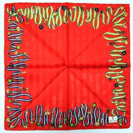 4908-Bộ 3 khăn tay-ROBERTA DI CAMERINO handkerchief set (~43cm x 43cm)-Mới/chưa sử dụng