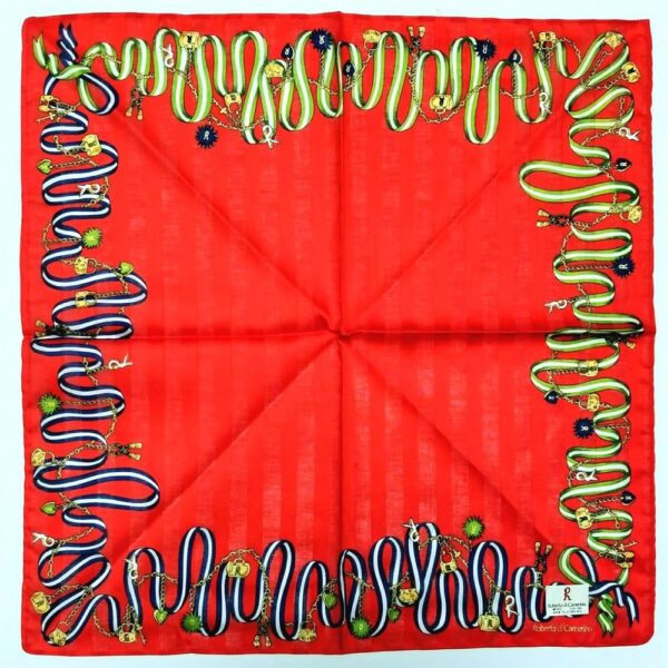 4908-Bộ 3 khăn tay-ROBERTA DI CAMERINO handkerchief set (~43cm x 43cm)-Mới/chưa sử dụng0