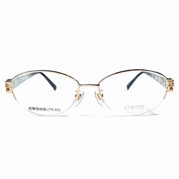 5945-Gọng kính nữ-Mới/Chưa sử dụng-CHRISTIE CR 3012 halfrim eyeglasses frame2