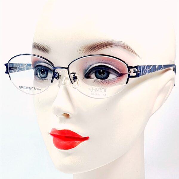 5944-Gọng kính nữ-Mới/Chưa sử dụng-CHRISTIE CR 3012 halfrim eyeglasses frame20