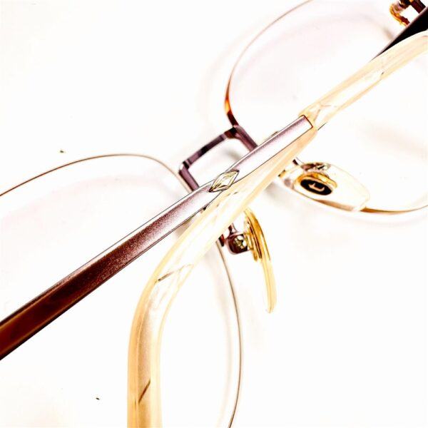 5983-Gọng kính nữ-Như mới-A.TESTONI 0.1Ct Sapphire T8725 rim less eyeglasses frame12