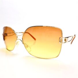 5969-Kính mát nữ/nam-Gần như mới-Gold color & orange glass sunglasses