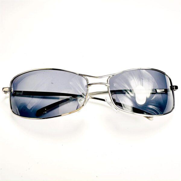 5970-Kính mát nam/nữ-Gần như mới-Silver color & black glass sunglasses9