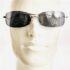 5970-Kính mát nam/nữ-Gần như mới-Silver color & black glass sunglasses17