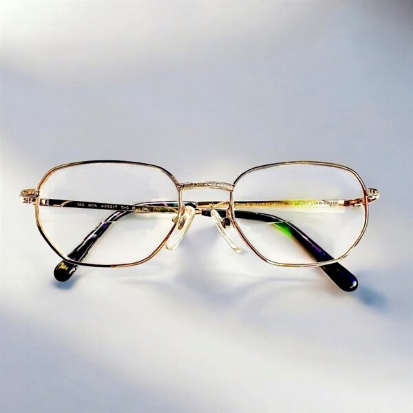 5978-Gọng kính nữ-Khá mới-HOYA Gold filled 12K AD021T eyeglasses frame0