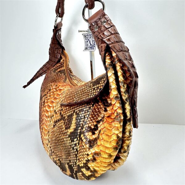 5439-Túi đeo vai-KANSAI Impact Python leather large shoulder/hobo bag-Khá mới4