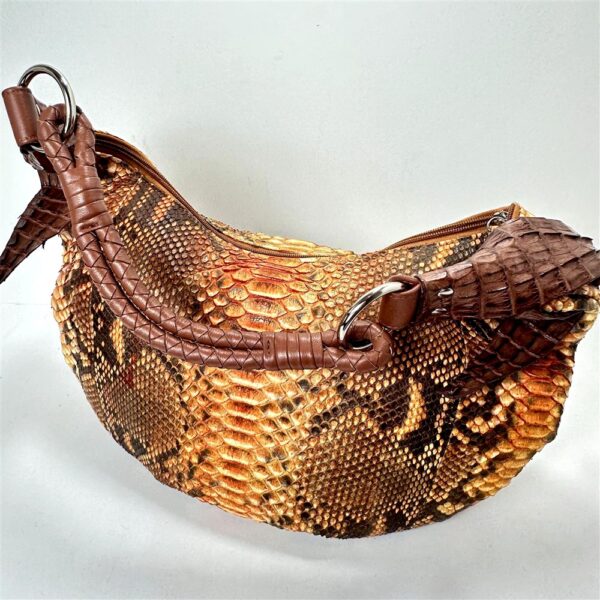 5439-Túi đeo vai-KANSAI Impact Python leather large shoulder/hobo bag-Khá mới5