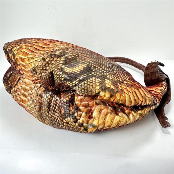 5439-Túi đeo vai-KANSAI Impact Python leather large shoulder/hobo bag-Khá mới7