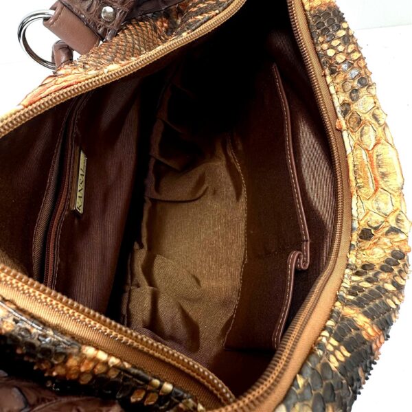 5439-Túi đeo vai-KANSAI Impact Python leather large shoulder/hobo bag-Khá mới11