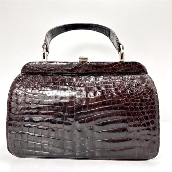 5437-Túi xách tay-Crocodile leather vintage handbag-Đã sử dụng3