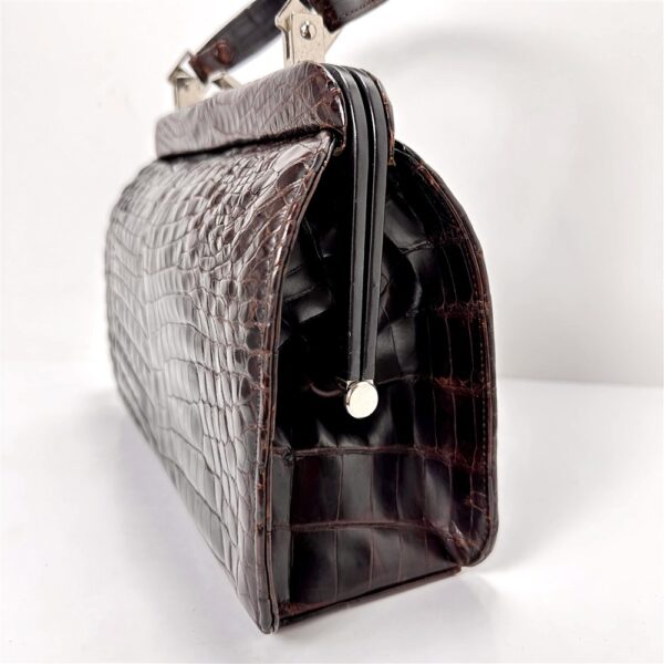 5437-Túi xách tay-Crocodile leather vintage handbag-Đã sử dụng4