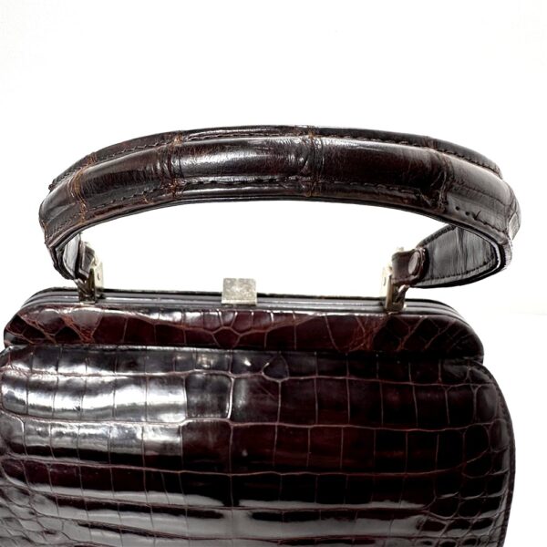 5437-Túi xách tay-Crocodile leather vintage handbag-Đã sử dụng7