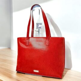 5424-Túi xách tay/Đeo vai-ETRO red textured leather tote bag-Gần như mới