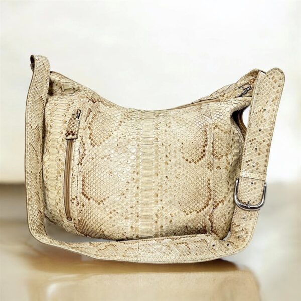 5438-Túi đeo vai/đeo chéo-Japan Python leather large crossbody bag-Đã sử dụng0