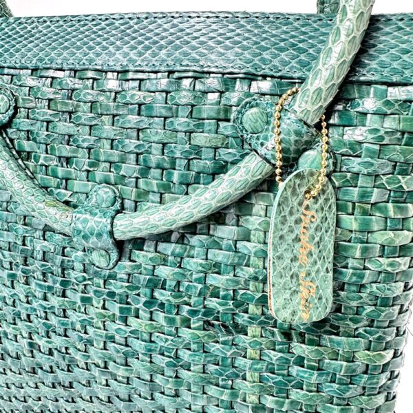 5443-Túi xách tay-Snake leather handbag-Đã sử dụng10