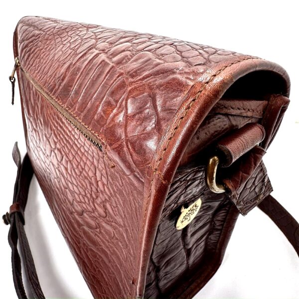 5447-Túi đeo chéo-MULBERRY England crocodile embosses leather crossbody bag-Đã sử dụng6