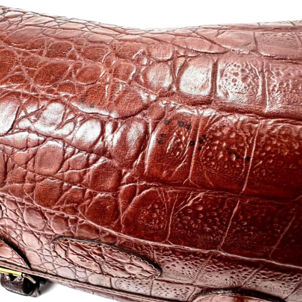 5447-Túi đeo chéo-MULBERRY England crocodile embosses leather crossbody bag-Đã sử dụng13