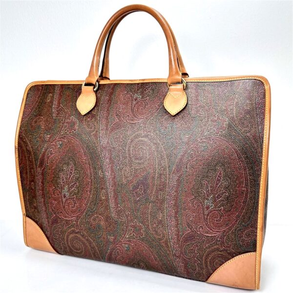 5448-Túi xách tay-ETRO Paisley business bag-Đã sử dụng1