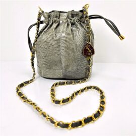 7201-Túi đeo chéo nhỏ-JRA Lizard leather small bucket bag-Đã sử dụng